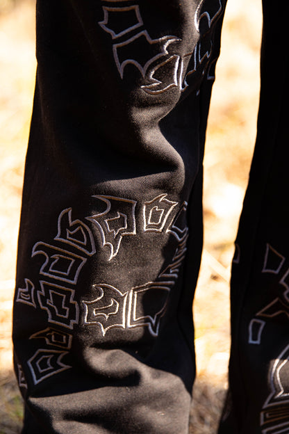 Embroidered Infinity sweatpants